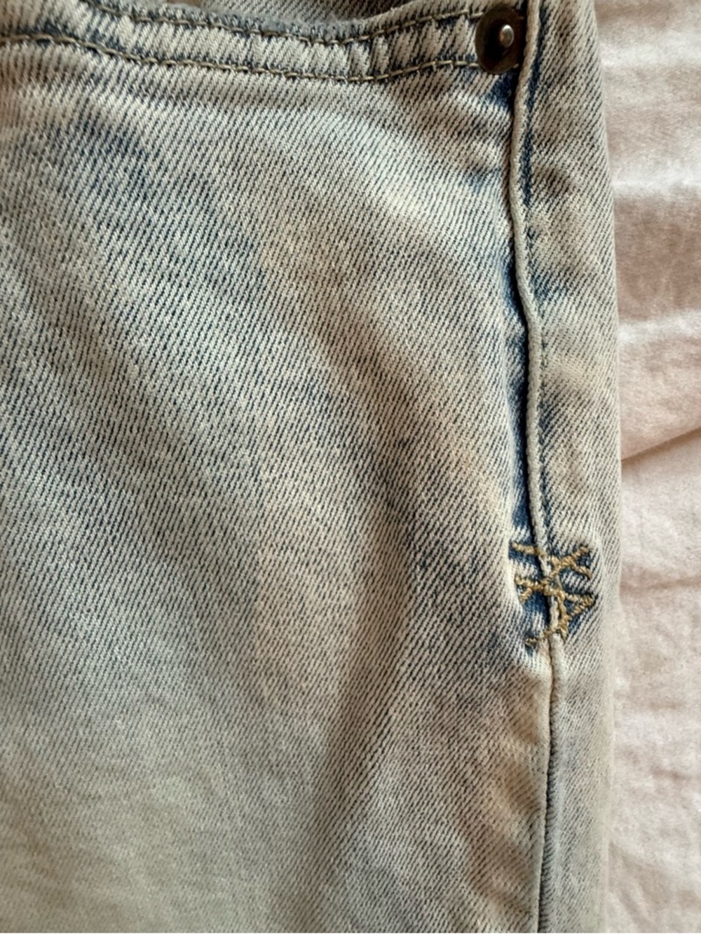 Ksubi Van Winkle Jeans 33 Light Wash Distressed Skinny Denim Trashed Men’s - Picture 6 of 14